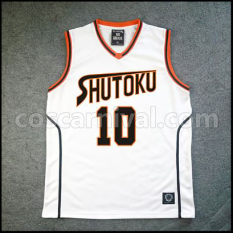 Kuroko's Basketball Shutoku High School Kazunari Takao No. 10 Cosplay Costume coscarnival - Collar Design