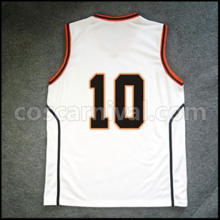 Kuroko's Basketball Shutoku High School Kazunari Takao No. 10 Cosplay Costume coscarnival - Cuff Style