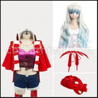 Macross F Movie Sheryl Nome Obelisk Outfit + Wig 2 Piece Set coscarnival - Front View