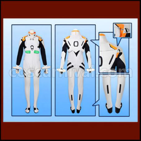 Neon Genesis Evangelion Rei Ayanami Cosplay Costume coscarnival - Front View