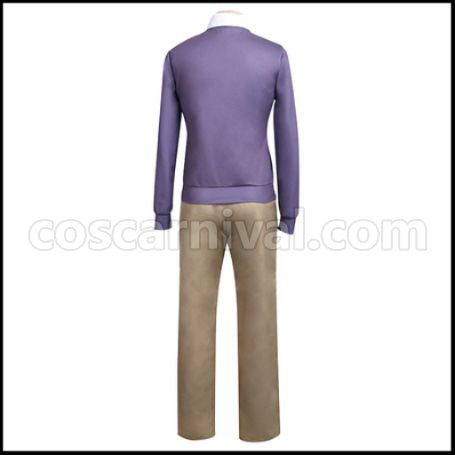 A3! Spring Group Sakuma Sakuya Hanasaki Academy High School Uniform/Summer Clothes Cosplay Costume coscarnival - Back View