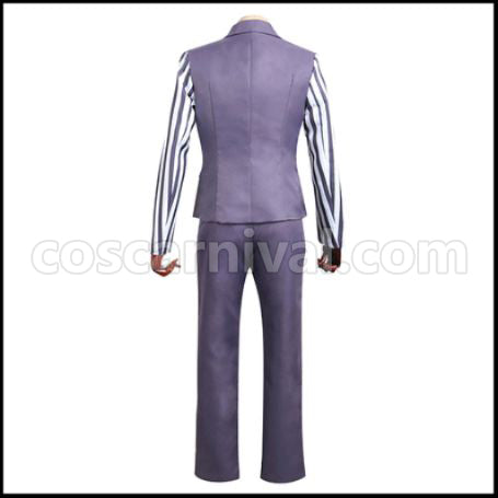 A3! Summer Group Patterned Uniform Sumera Tenma Cosplay Costume coscarnival - Back View