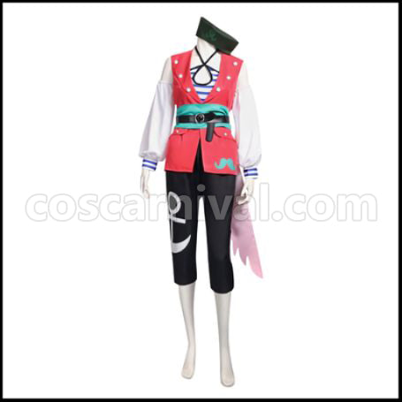 A3! Rurikawa Yuki Summer Group Third Performance "Anchors Aweigh! Sky Pirates" Cosplay Costume coscarnival - Front View