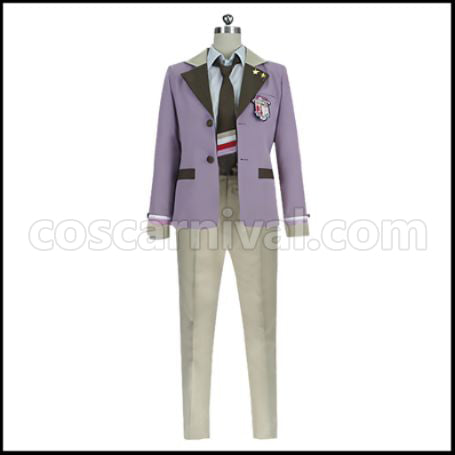 A3! Private Hanasaki Academy High School Uniform Usui Sumisu Cosplay Costume coscarnival - Front View