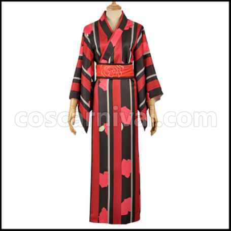 A3! Summer Festival Winter Group Arisugawa Homare Kimono Cosplay Costume coscarnival - Front View