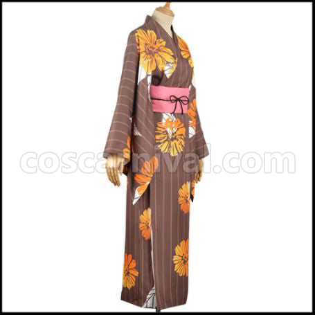 A3! Summer Festival Summer Group Sumera Tenma Kimono Cosplay Costume coscarnival - Back View