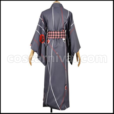 A3! Summer Festival Autumn Group Nanao Taichi Kimono Cosplay Costume coscarnival - Side Profile