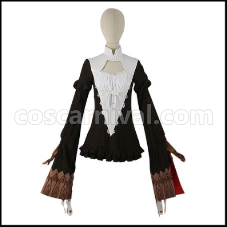 SINoALICE Violence Little Red Riding Hood Cosplay Costume Version 1 coscarnival - Collar Design