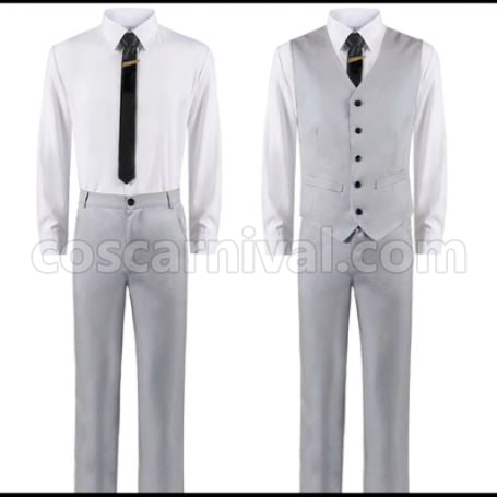 Blue Lock Oukage Reo Academy Uniform Cosplay Costume coscarnival - Side Profile