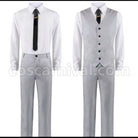 Blue Lock Oukage Reo Academy Uniform Cosplay Costume coscarnival - Side Profile