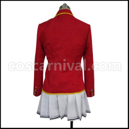 Chivalry of a Failed Knight Shizuku Kurogane Cosplay Costume coscarnival - Back View