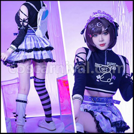 Hatsune Miku: Colorful Stage! Ena Shinonome Cosplay Costume VER2 coscarnival - Back View