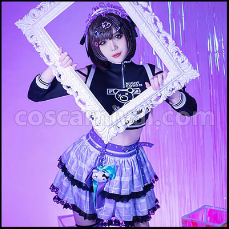 Hatsune Miku: Colorful Stage! Ena Shinonome Cosplay Costume VER2 coscarnival - Side Profile