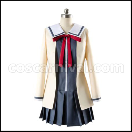 Aho Girl Yoshiko Hanabatake Cosplay Costume coscarnival - Front View