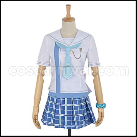 Love Live! School Idol Festival Marine Edition UR Eli Ayase Cosplay Costume coscarnival - Front View