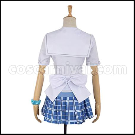 Love Live! School Idol Festival Marine Edition UR Eli Ayase Cosplay Costume coscarnival - Back View