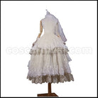 Love Live! UR June Party Wedding Dress Edition After Awakening Honoka Kosaka Cosplay Costume coscarnival - Back View