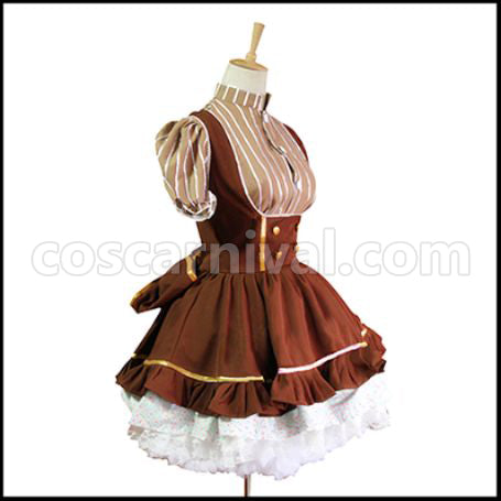 Love Live! UR November Apron Edition After Awakening Hanayo Koizumi Cosplay Costume coscarnival - Back View
