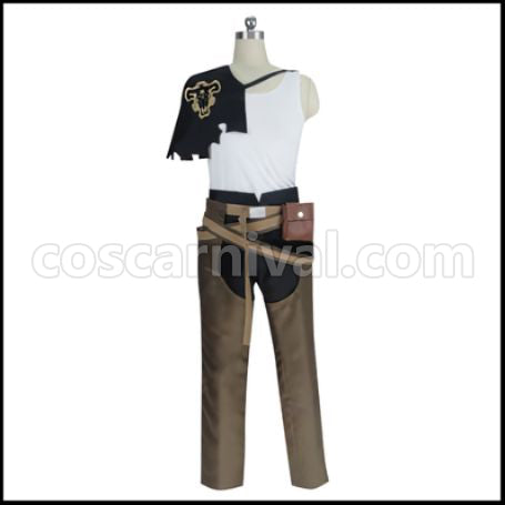 Black Clover Yami Sukehiro/Miya Sukehiro Cosplay Costume coscarnival - Front View