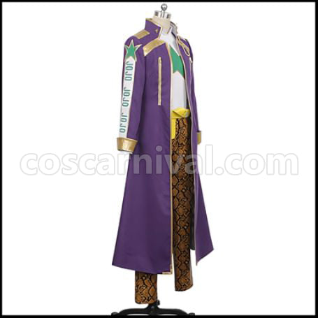 JoJo's Bizarre Adventure Part 6 Stone Ocean Jotaro Kujo Cosplay Costume coscarnival - Back View