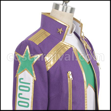 JoJo's Bizarre Adventure Part 6 Stone Ocean Jotaro Kujo Cosplay Costume coscarnival - Cuff Style