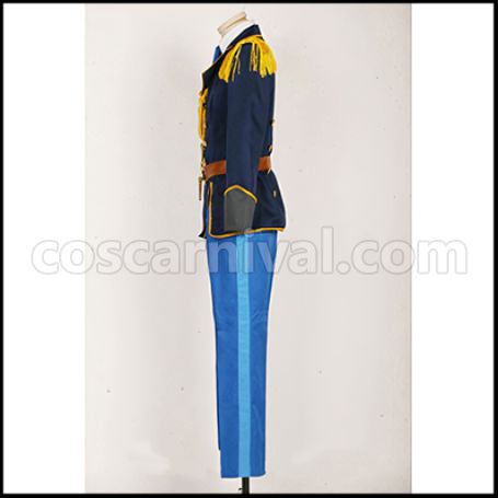 K Saruhiko Fushimi Spoon Military Uniform Cosplay Costume coscarnival - Side Profile