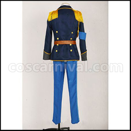 K Saruhiko Fushimi Spoon Military Uniform Cosplay Costume coscarnival - Detail Close-up