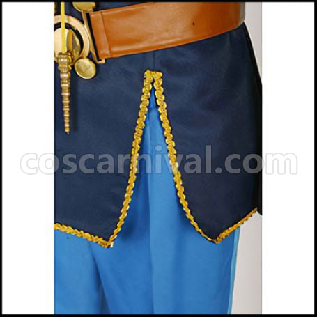K Saruhiko Fushimi Spoon Military Uniform Cosplay Costume coscarnival - Cuff Style