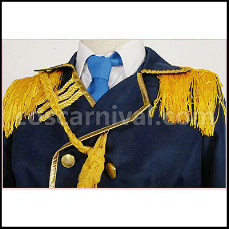 K Saruhiko Fushimi Spoon Military Uniform Cosplay Costume coscarnival - Material Texture