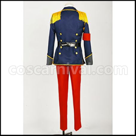 K Misaki Yata Spoon Military Uniform Cosplay Costume coscarnival - Detail Close-up