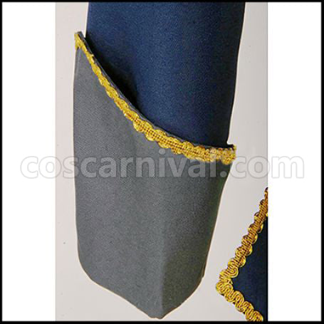 K Misaki Yata Spoon Military Uniform Cosplay Costume coscarnival - Collar Design