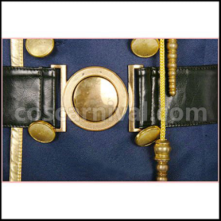 K Misaki Yata Spoon Military Uniform Cosplay Costume coscarnival - Material Texture