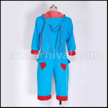 Karneval Rabbit Ears Cosplay Costume coscarnival - Back View