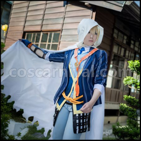 Touken Ranbu Uchigatana Swordsman Yamanbagiri Kunihiro Cosplay Costume coscarnival - Front View