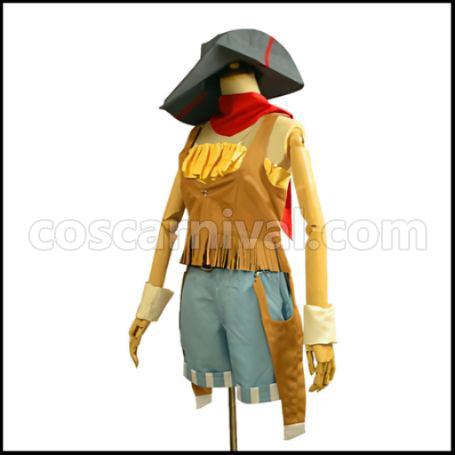 Love Live! Initial Edition SR Post-Awakening Rin Hoshizora Cosplay Costume coscarnival - Back View