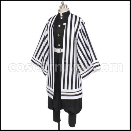 Demon Slayer: Kimetsu no Yaiba Serpent Pillar Obanai Iguro Cosplay Costume coscarnival - Side Profile