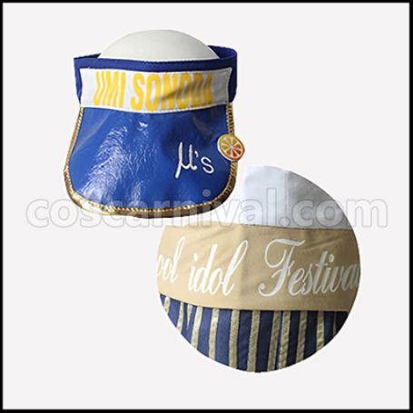 Love Live! School Idol Festival April Fruit Parlor Edition SR Umi Sonoda Cosplay Costume coscarnival - Detail Close-up