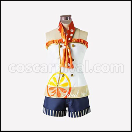 Love Live! School Idol Festival April Fruit Parlor Edition SR Honoka Kosaka Cosplay Costume coscarnival - Front View