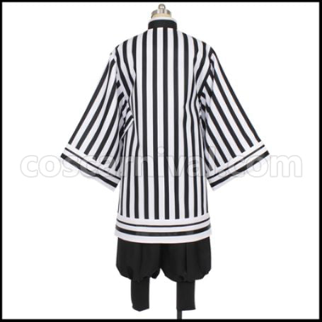 Demon Slayer: Kimetsu no Yaiba Serpent Pillar Obanai Iguro Cosplay Costume coscarnival - Detail Close-up