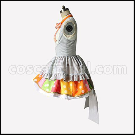 Love Live! SR November Apron Edition Awakening After Honoka Kosaka Cosplay Costume coscarnival - Back View