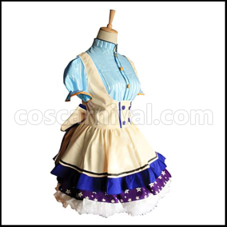 Love Live! SR November Apron Edition Awakening After Nozomi Tojo Cosplay Costume coscarnival - Back View