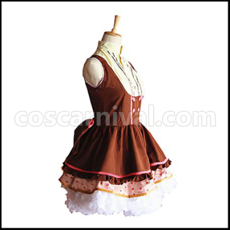Love Live! SR November Apron Edition Awakening After Nico Yazawa Cosplay Costume coscarnival - Back View