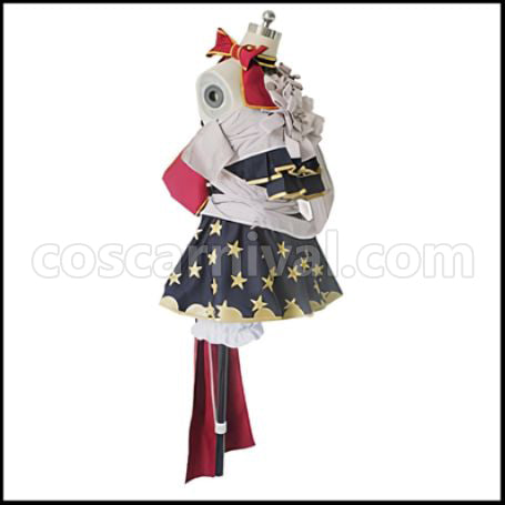 Love Live! SR Christmas Card Present is Me Nico Yazawa Cosplay Costume coscarnival - Back View