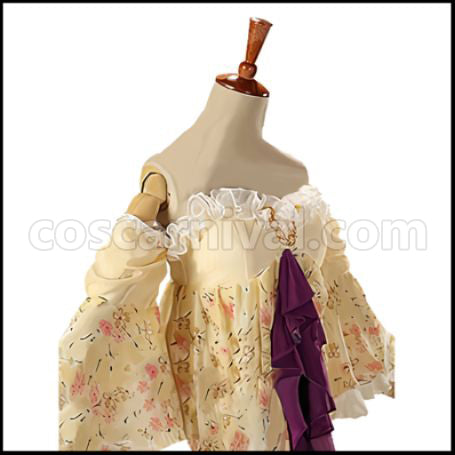 Love Live! SR May Edition Rapunzel Awakening After Fairy Tale Tower Maiden Nozomi Tojo Cosplay Costume coscarnival - Side Profile