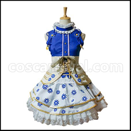 Love Live! SR 3 Month Flower Edition Awakening After Umi Sonoda Cosplay Costume coscarnival - Front View