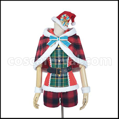 Love Live! SR Christmas Edition Awakening After Rin Hoshizora Cosplay Costume coscarnival - Collar Design