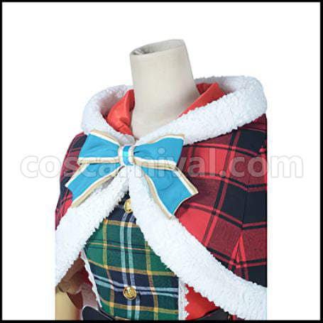 Love Live! SR Christmas Edition Awakening After Rin Hoshizora Cosplay Costume coscarnival - Material Texture