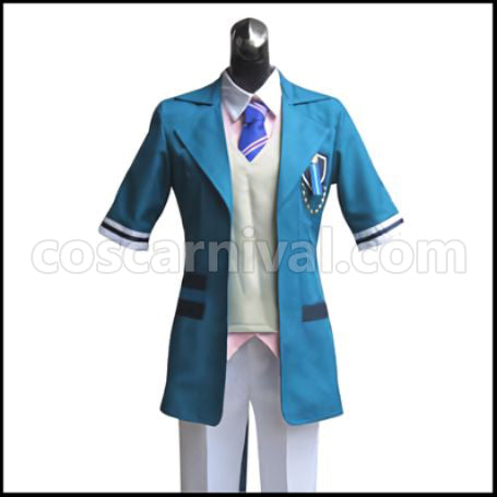 Uta no Prince-sama Maji LOVE Revolutions Masato Hijirikawa Cosplay Costume coscarnival - Back View