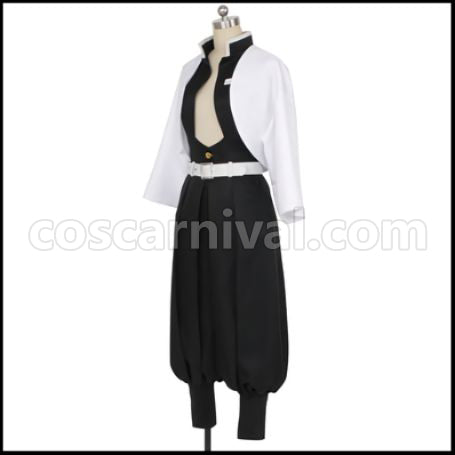 Demon Slayer: Kimetsu no Yaiba Wind Pillar Sanemi Shinazugawa Cosplay Costume coscarnival - Side Profile