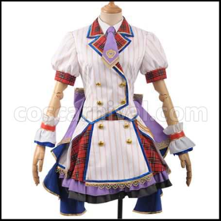 THE IDOLMASTER 6th Anniversary 6th Anniversary Memorial Party Uzuki Shimamura Cosplay Costume coscarnival - Front View